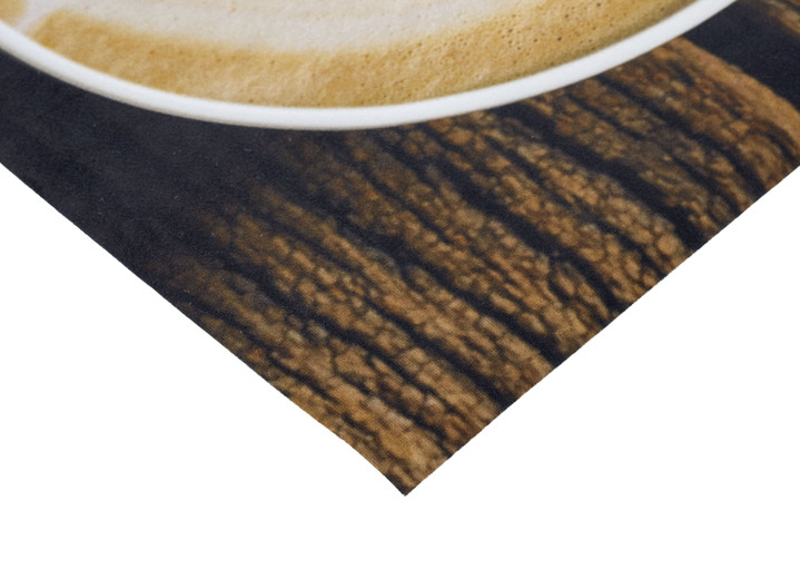 Teppiche - Küchenläufer Kaffeetassen, mit rutschhemmender Rückseite, in Farbe BRAUN Ansicht 3