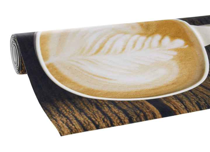 Teppiche - Küchenläufer Kaffeetassen, mit rutschhemmender Rückseite, in Farbe BRAUN Ansicht 6