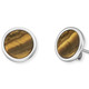 Ohrschmuck - Powerful Stone Ohrstecker mit Tigerauge – Farbe BRAUN – Ansicht 2 Ohrschmuck - Powerful Stone Ohrstecker mit Tigerauge, in Farbe BRAUN – Farbe BRAUN – Ansicht 2