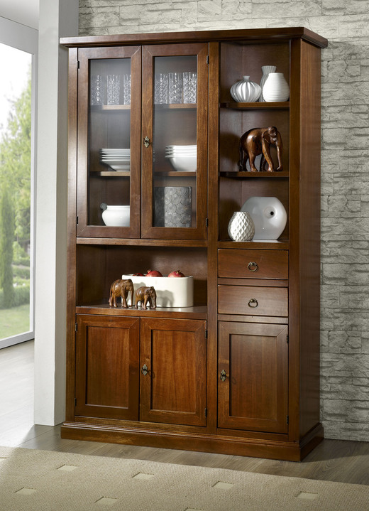 TV- & Hifi-Möbel - Möbelserie aus teilmassivem Holz Ansicht 5 TV- & Hifi-Möbel - Möbelserie aus teilmassivem Holz, in Farbe ANTIKWEISS, in Ausführung TV-Kommode Ansicht 5