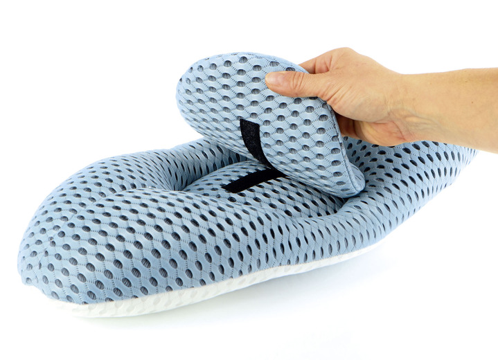 Wärme & Entspannung - Lendenkissen 5-in-1 mit Wärme- und Massagefunktion, in Farbe GRAU Ansicht 4