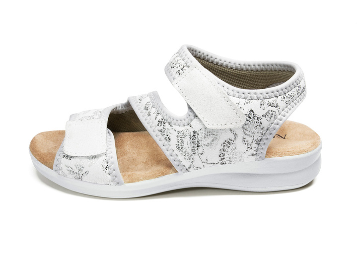 Sandaletten & Pantoletten - Sandalette von Aerosoft in Weite G–H, in Größe 036 bis 042, in Farbe BLAU, in Ausführung mit elastischem Einschlupf Ansicht 11