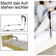 Praktische Hilfsmittel - Bett-Aufstehhilfe, in Farbe SILBER-SCHWARZ – Farbe SILBER-SCHWARZ – Ansicht 1