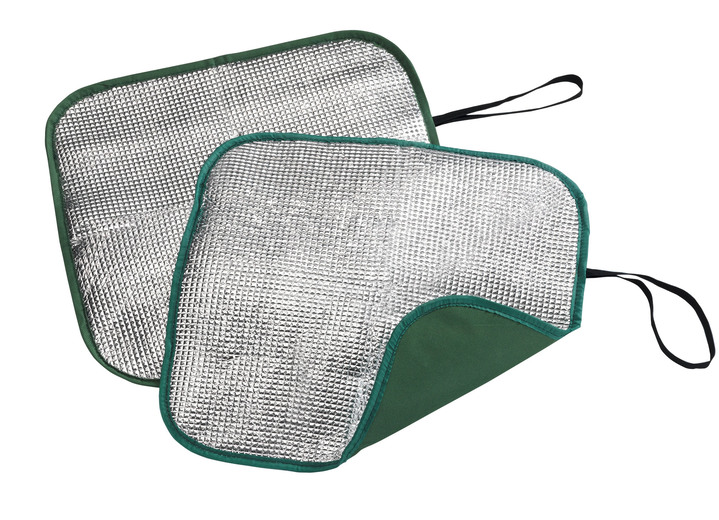 Wärme & Entspannung - Thermo-Sitzkissen, 2er Set Ansicht 2 Wärme & Entspannung - Thermo-Sitzkissen, 2er Set, in Farbe SILBER-GRÜN Ansicht 2