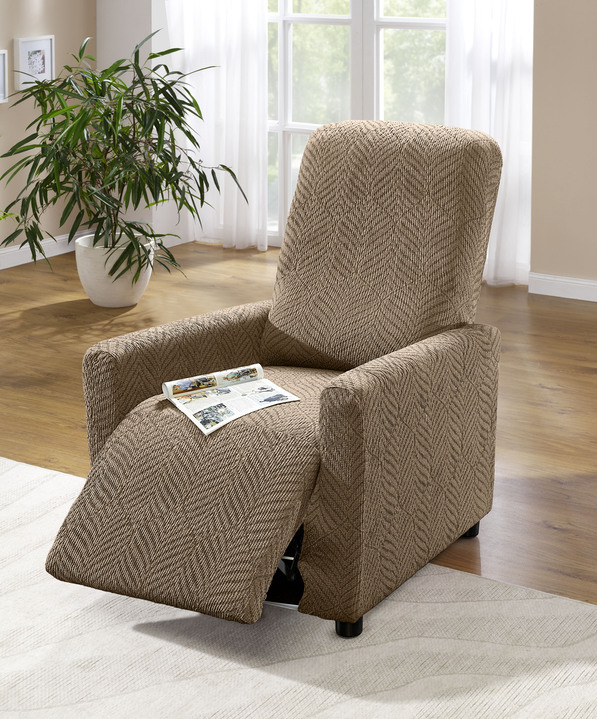 Wohnaccessoires - Stretchbezüge, in Größe 101 (Sesselbezug) bis 114 (Sitzflächen-Bezug), in Farbe CREME Ansicht 15