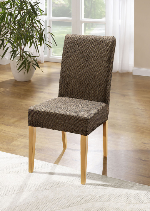 Wohnaccessoires - Stretchbezüge, in Größe 101 (Sesselbezug) bis 114 (Sitzflächen-Bezug), in Farbe CREME Ansicht 11