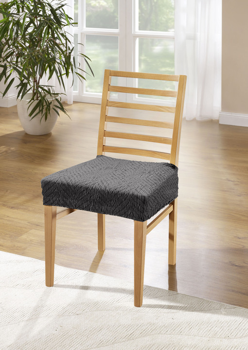 Wohnaccessoires - Stretchbezüge, in Größe 101 (Sesselbezug) bis 114 (Sitzflächen-Bezug), in Farbe CREME Ansicht 22