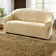 Wohnaccessoires - Stretchbezüge, in Größe 101 (Sesselbezug) bis 114 (Sitzflächen-Bezug), in Farbe CREME – Farbe BEIGE – Ansicht 3