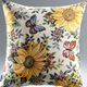 Heimtextilien - Tisch- und Raumdekoration mit Sonnenblumen-Dessin, in Größe 110 (Läufer, 40/100 cm) bis 405 (Kissenbezug, 50/ 50 cm), in Farbe BUNT