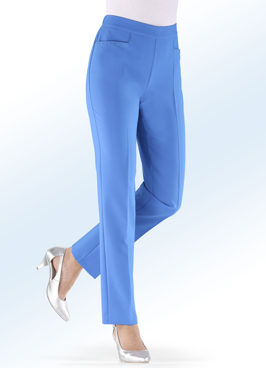 Hosen - Hose mit funkelndem Perlen- und Glitzersteinchenbesatz Ansicht 7 Hosen - Hose mit funkelndem Perlen- und Glitzersteinchenbesatz, in Größe 018 bis 245, in Farbe KORALLE Ansicht 7