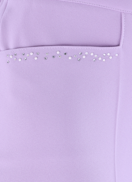 Hosen - Hose mit funkelndem Perlen- und Glitzersteinchenbesatz Ansicht 4 Hosen - Hose mit funkelndem Perlen- und Glitzersteinchenbesatz, in Größe 018 bis 245, in Farbe KORALLE Ansicht 4