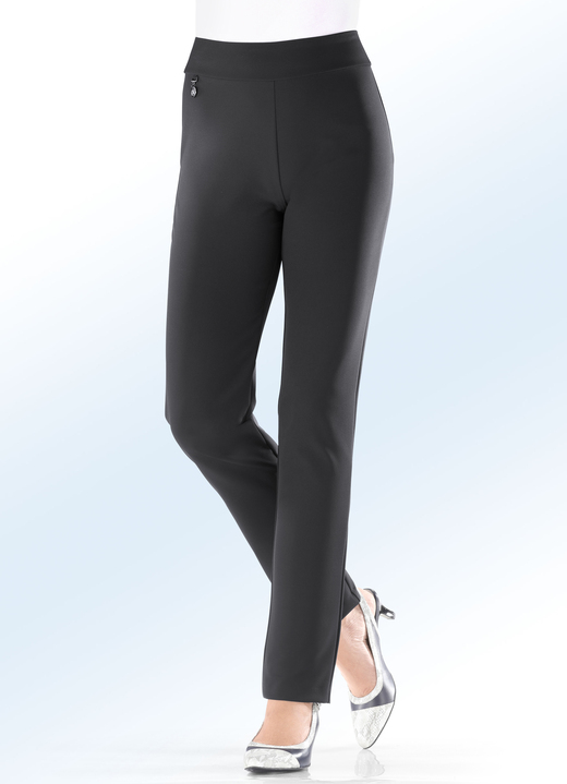 Hosen - Hose mit eingearbeitetem Shaping-Einsatz Ansicht 2 Hosen - Hose mit eingearbeitetem Shaping-Einsatz, in Größe 018 bis 235, in Farbe MARINE Ansicht 2