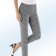 Hosen - Hose mit ausdrucksstarker Dessinierung, in Größe 018 bis 050, in Farbe SCHWARZ-WEISS – Farbe SCHWARZ-WEISS – Ansicht 1