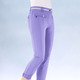 Hosen mit Knopf- und Reißverschluss - 7/8-lange Hose mit kontrastfarbenem Zierband, in Größe 017 bis 052, in Farbe MINT – Farbe LAVENDEL – Ansicht 1