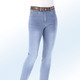 Hosen mit Knopf- und Reißverschluss - Basic-Jeans – Farbe HELLBLAU – Ansicht 1 Hosen mit Knopf- und Reißverschluss - Basic-Jeans, in Größe 017 bis 052, in Farbe HELLBLAU – Farbe HELLBLAU – Ansicht 1