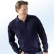 Uni - Polopullover mit kurzer Knopfleiste in 3 Farben, in Größe 046 bis 062, in Farbe MARINE