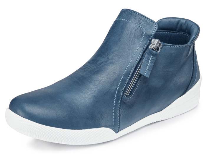 Stiefel & Stiefeletten - Andrea Conti Bootie mit seitlichem Reißverschluss, in Größe 036 bis 042, in Farbe JEANS Ansicht 1