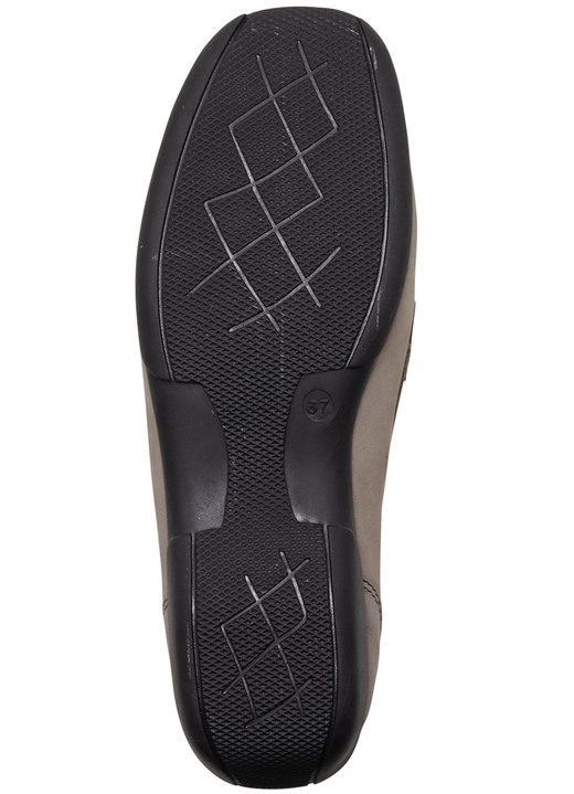 Slipper & Schnürschuhe - ELENA EDEN, bequeme Damen-Slipper, Weite H, mit herausnehmbarem Fußbett Ansicht 4 Slipper & Schnürschuhe - ELENA EDEN, bequeme Damen-Slipper, Weite H, mit herausnehmbarem Fußbett, in Größe 036 bis 042, in Farbe TAUPE Ansicht 4