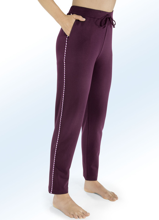 Freizeithosen - Hose mit Tunnelzugband, in Größe 018 bis 054, in Farbe MARINE Ansicht 4