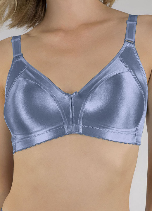 T-Shirt BH - Naturana Minimizer-BH mit vorgeformten Cups, in Größe 075 bis 105, in Cup D, in Farbe RAUCHBLAU Ansicht 1