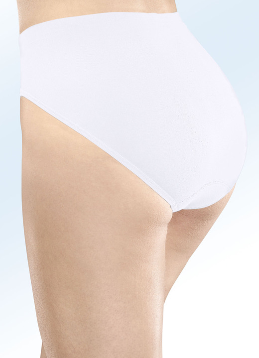 Slips - Speidel Dreierpack Slips aus reiner BIO-Baumwolle, in Größe 036 bis 048, in Farbe WEISS Ansicht 2