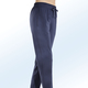 Schlafanzüge & Shortys - Hose mit BIO-Baumwolle und seitlichen Eingriffstaschen, in Größe 036 bis 052, in Farbe MARINE