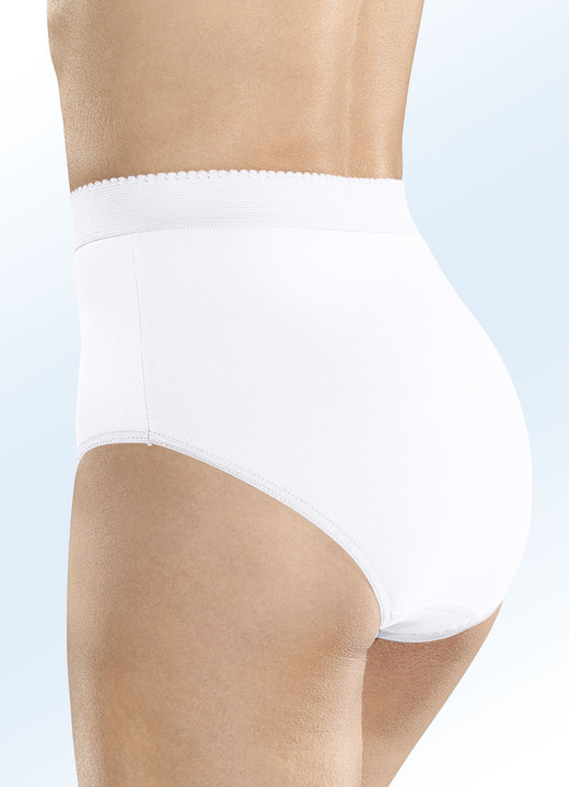 Damen - Sechserpack Formslips mit Verstärkung, in Größe 038 bis 054, in Farbe 2X LACHS, 2X WEISS, 2X SCHWARZ Ansicht 4