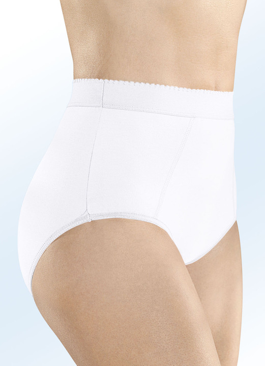 Damen - Sechserpack Formslips mit Verstärkung, in Größe 038 bis 054, in Farbe 2X LACHS, 2X WEISS, 2X SCHWARZ Ansicht 3