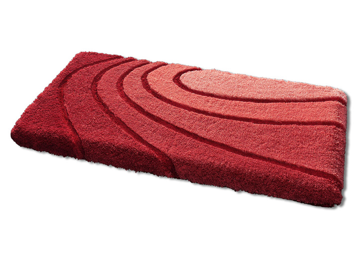 Badgarnituren - Badgarnitur von Kleine Wolke mit rutschhemmender Rückseite, in Größe 100 (Vorleger halbrund, 50/ 80 cm) bis 112 (WC-Deckelbezug, 47/ 50 cm), in Farbe BLAU Ansicht 4