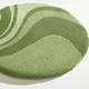 Badgarnituren - Badgarnitur von Kleine Wolke mit rutschhemmender Rückseite, in Größe 100 (Vorleger halbrund, 50/ 80 cm) bis 112 (WC-Deckelbezug, 47/ 50 cm), in Farbe BEIGE – Farbe GRÜN – Ansicht 3