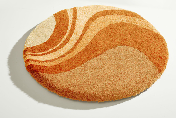 Badgarnituren - Badgarnitur von Kleine Wolke mit rutschhemmender Rückseite, in Größe 100 (Vorleger halbrund, 50/ 80 cm) bis 112 (WC-Deckelbezug, 47/ 50 cm), in Farbe BEIGE Ansicht 15