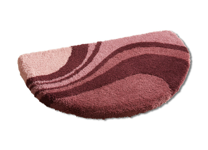 Badgarnituren - Badgarnitur von Kleine Wolke mit rutschhemmender Rückseite, in Größe 100 (Vorleger halbrund, 50/ 80 cm) bis 112 (WC-Deckelbezug, 47/ 50 cm), in Farbe BEIGE Ansicht 3