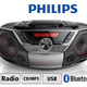 - Philips AZ700T Digitalradio mit CD, in Farbe SCHWARZ – Farbe SCHWARZ – Ansicht 1