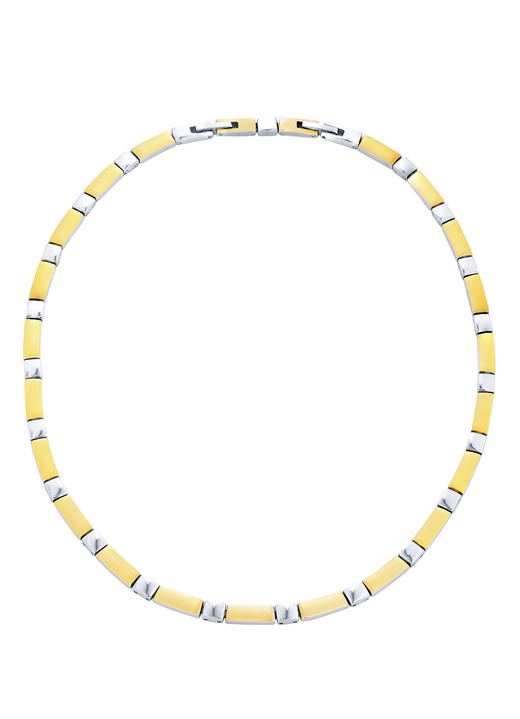 Halsketten - Wunderschön und modern: Halskette in Bicolor, in Farbe  Ansicht 2