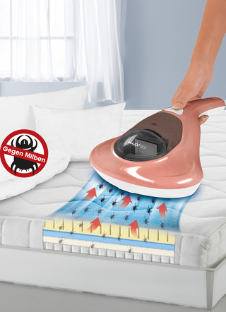 Reinigungsgeräte - Milbensauger mit UV-C-Lampe, in Farbe ROSEGOLD – Farbe ROSEGOLD – Ansicht 