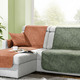 Sessel- & Sofaüberwürfe - Wohnaccessoires mit Anti-Rutsch-Beschichtung, in Größe 101 (Sesselschoner, 50x150 cm) bis 905 (2 Kissenbezüge, 40x40 cm), in Farbe GRÜN – Farbe GRÜN – Ansicht 2