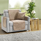 Sessel- & Sofaüberwürfe - Wohnaccessoires mit Anti-Rutsch-Beschichtung, in Größe 101 (Sesselschoner, 50x150 cm) bis 905 (2 Kissenbezüge, 40x40 cm), in Farbe BEIGE