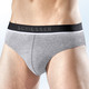 Slips & Unterhosen - Schiesser Dreierpack Slips aus Feinjersey, in Größe 004 bis 008, in Farbe 2X SCHWARZ, 1X GRAU MELIERT – Farbe 2X SCHWARZ, 1X GRAU MELIERT – Ansicht 2