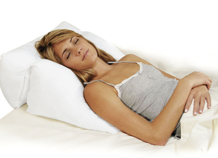 Gesunder Schlaf - Dreamolino Flip Pillow 10-in-1, in Farbe WEISS Ansicht 12