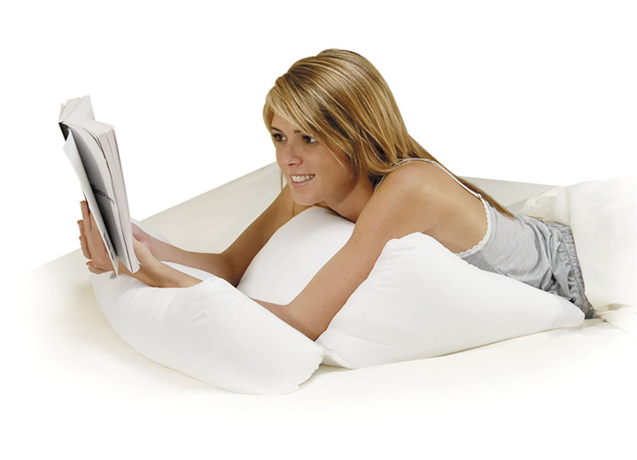 Gesunder Schlaf - Dreamolino Flip Pillow 10-in-1, in Farbe WEISS Ansicht 9