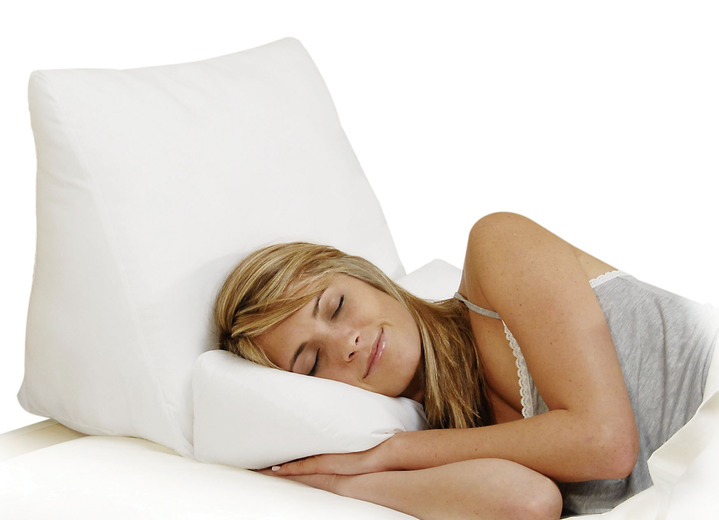 Gesunder Schlaf - Dreamolino Flip Pillow 10-in-1, in Farbe WEISS Ansicht 10