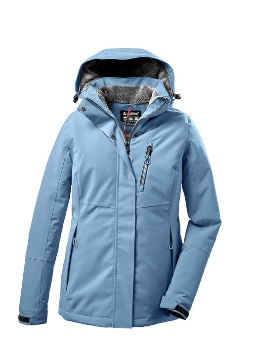 Funktionsjacken - Modische Damen-Funktionsjacke mit hohen Tragekomfort, in Größe 036 bis 054, in Farbe STURMBLAU Ansicht 1