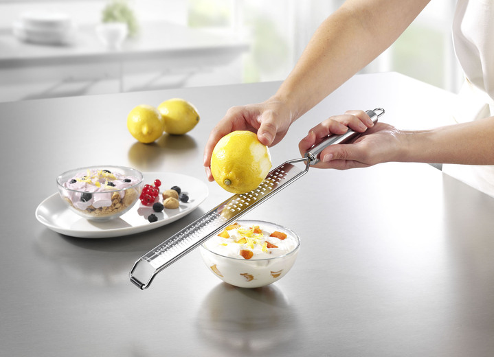 Haushaltshelfer - Zester-Reiben-Set, 2-teilig Ansicht 4 Haushaltshelfer - Zester-Reiben-Set, 2-teilig, in Farbe EDELSTAHL Ansicht 4