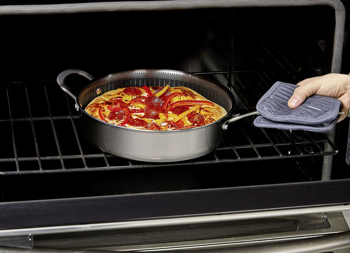 Töpfe & Pfannen - Livington Titan Pan Pfannen und Kochtöpfe Ansicht 6 Töpfe & Pfannen - Livington Titan Pan Pfannen und Kochtöpfe, in Farbe EDELSTAHL, in Ausführung Multipfanne, ø 24 cm, H 6 cm Ansicht 6