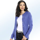 Strickjacken - Strickjacke mit Schurwolle – Farbe JEANSBLAU Strickjacken - Strickjacke mit Schurwolle, in Größe 036 bis 052, in Farbe JEANSBLAU