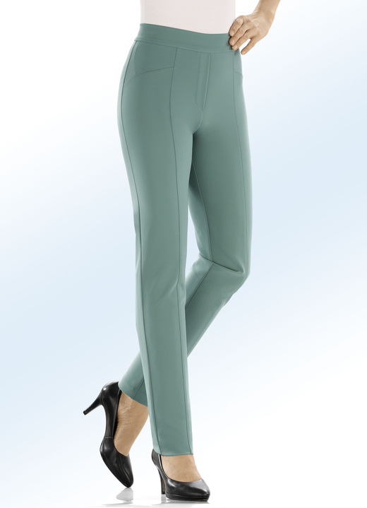 SALE - Hose mit hübschen Ziersteppungen, in Größe 018 bis 054, in Farbe MARINE Ansicht 4