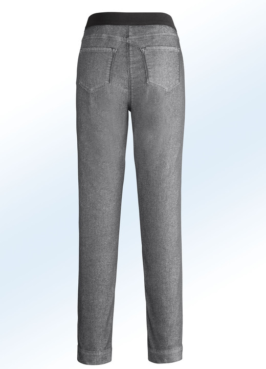 - Superbequeme Power-Stretch-Jeans mit spezieller Bundverarbeitung, in Größe 018 bis 052, in Farbe MITTELGRAU Ansicht 1