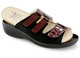 Sandaletten & Pantoletten - ELENA EDEN, bequeme Damen-Pantoletten, Weite H, mt herausnehmbarem Fußbett – Farbe SCHWARZ-BORDEAUX – Ansicht 2 Sandaletten & Pantoletten - ELENA EDEN, bequeme Damen-Pantoletten, Weite H, mt herausnehmbarem Fußbett, in Größe 036 bis 042, in Farbe SCHWARZ-BORDEAUX – Farbe SCHWARZ-BORDEAUX – Ansicht 2
