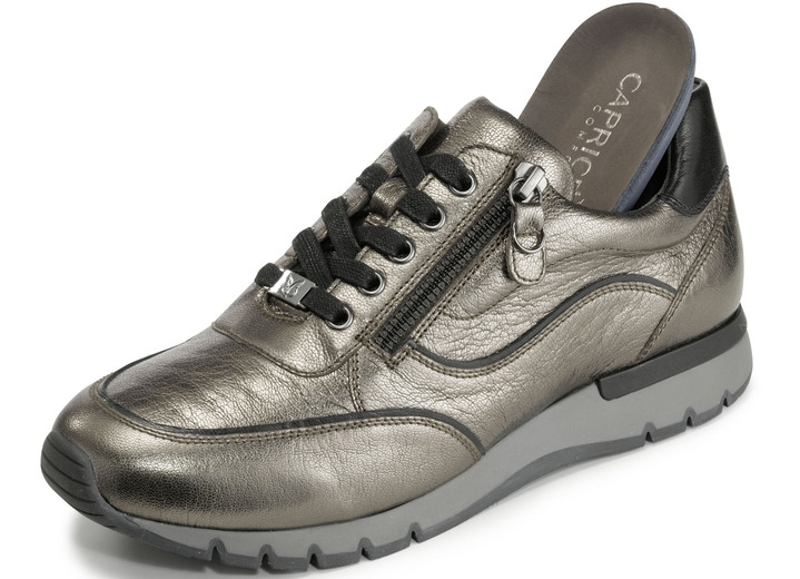 - Caprice Schnürschuh mit praktischem Seitenreißverschluss, in Größe 036 bis 042, in Farbe BRONZE Ansicht 2