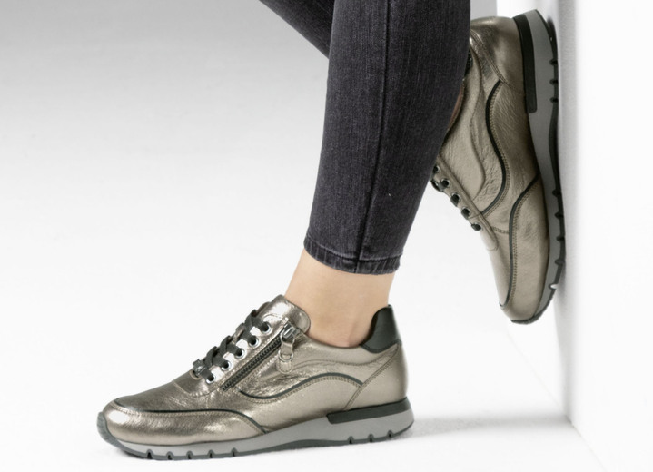 - Caprice Schnürschuh mit praktischem Seitenreißverschluss, in Größe 036 bis 042, in Farbe BRONZE Ansicht 5